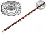 Wire | LifY-Toy | 2x0.04mm2 | 60V | 10m | Cu | stranded | black,red