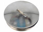 Stopper | M40 | 1.5 | brass | Plating: nickel | Thread: metric