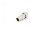 TV PLUG METAL 9.5mm/2.3mm - MALE