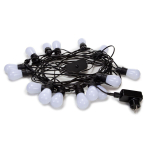 TUYA LED - 15 m - 15 white lamps - black wire - smart