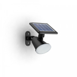 PHILIPS Jivix ar solāro uzlādi WA 1.4W 2700K melns gaismeklis 8720169265523