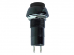 R18-25B PUSH SWITCH 1P OFF-(ON) BLACK 1A/125V