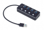 Converter Gembird  I/O HUB USB3 4PORT/UHB-U3P4P-01