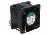 Fan: DC | axial | 12VDC | 60x60x38mm | 127.8m3/h | 73.1dBA | ball | 24AWG