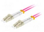 Fiber patch cord | OM4 | LC/UPC,both sides | 15m | 50/125um | LSZH