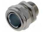 Straight terminal connector | Thread: metric,outside | IP40