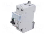 RCBO breaker | Inom: 10A | Ires: 30mA | Max surge current: 250A | IP20