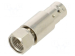 Adapter | plug | BNC socket,F plug | straight