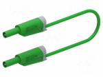Test lead | 20A | banana plug 4mm,both sides | Urated: 1kV | Len: 1m