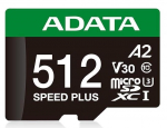 Other Computer Accessory ADATA  MEMORY MICRO SDXC 512GB UHS-I/UD512GUI3V30A2SP-RA1