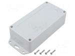 Enclosure: multipurpose | X: 80mm | Y: 160mm | Z: 45mm | ZP | light grey