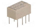 Relay: electromagnetic | DPDT | Ucoil: 12VDC | 2A | 0.5A/125VAC | IM