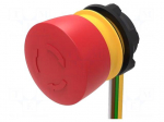Switch: emergency stop | 22mm | Stabl.pos: 2 | NC + NO | red | none | 84