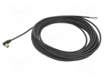 Cable: for sensors/automation | PIN: 3 | M8 female | angled | 10m | plug