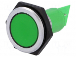 Indicator: LED | flat | 24&divide;28VDC | Cutout: &Oslash;30.2mm | IP67 | brass