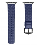Strap Dux Ducis trap Leather Watch 7 Band 7/6/5/4/3/2 / SE (45/44 / 42mm) Wristband Bracelet Genuine Leather Bracelet Blue