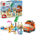 LEGO BLUEY 11202 Bluey's Beach & Family Car Trip Construction