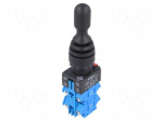 Switch: joystick | Stabl.pos: 4 | NO x4 | 3A/220VAC | 0.6A/220VDC | 22mm