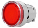 Switch: push-button | Stabl.pos: 1 | 22mm | red | Illumin: ZBV6 | IP66