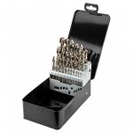 T&ouml;&ouml;riistad ja m&otilde;&otilde;teseadmed // Uued tooted t&ouml;&ouml;riistade, tarvikute kategoorias // Wiertła do metalu HSS-Co 1.0-13.0 mm, zestaw 25 szt.