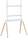 TV floor stand Gembird 55" - 86" White/ Wood