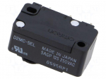 Microswitch SNAP ACTION | 5A/250VAC | without lever | SPDT | ON-(ON)