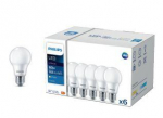 PHILIPS LEDbulb ND 8-60W A60 E27 827 6CT spuldze 929002306202 8719514420670