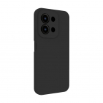 Back panel cover Evelatus Xiaomi Redmi 15C 4G/5G Premium Magnetic Soft Touch Silicone Case Black
