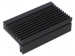 Heatsink: extruded | grilled | black | L: 94mm | W: 55mm | H: 28mm | screw