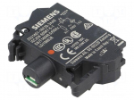 Illuminating unit | 22mm | 3SU1.5 | -25&divide;70&deg;C | Illumin: LED | front