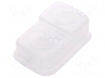 Cover | 22mm | Harmony XB4,Harmony XB5 | &Oslash;22mm | Colour: transparent