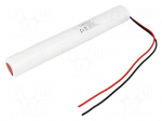 Re-battery: Ni-MH | C | 4.8V | 4000mAh | 250mm leads | &Oslash;26.9x200mm