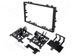 Radio mounting frame | Acura,Honda,Isuzu | 2 DIN | black