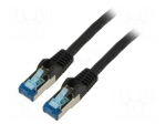 Patch cord | S/FTP | Cat 6a | RJ45 plug,both sides | stranded | Cu | 3m