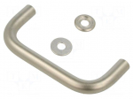 Holder | acid resistant steel A4 | natural | H: 43mm | GN 425 | &Oslash;: 10mm