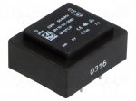 Transformer: encapsulated | 0.7VA | 230VAC | 6V | 117mA | Mounting: PCB