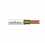 CABLE BVV-LL 3X1.5 WHITE 50M