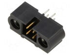 Connector: wire-wire/PCB | socket | male | PIN: 4 | Datamate J-Tek | THT