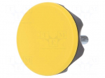 Knob | &Oslash;: 56mm | Ext.thread: M8 | 30mm | technopolymer (PA) | Cap: yellow