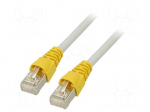 Patch cord | U/UTP | Cat 5 | RJ45 plug,both sides | stranded | Cu | 0.5m