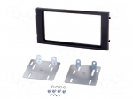 Radio frame | Seat | 2 DIN | black