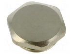 Stopper | M25 | 1.5 | IP68 | brass | Plating: nickel | SKINDICHT&reg;