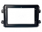 Radio frame | Citro&euml;n,Fiat,Opel,Peugeot | black | 9"
