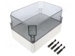 Enclosure: multipurpose | X: 180mm | Y: 254mm | Z: 165mm | TK PC | grey