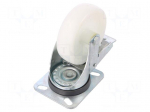 Transport wheel | &Oslash;: 100mm | W: 30mm | H: 128mm | torsional with lock