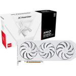 PowerColor Radeon RX 9070 XT Hellhound Spectral White OC (white, RDNA4, GDDR6, 3x DisplayPort, 1x HDMI)