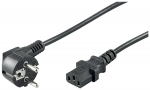 goobay - kabel zasilający do komputera stacjonarnego - 1.5m - czarny