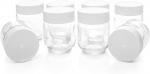 Rommelsbacher yoghurt maker replacement glass set JG 8, glass&nbsp;(transparent / white, 8 pieces)