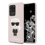 Karl Lagerfeld KLHCS69SLFKPI S20 UltraG988 hardcase Silicone Iconic / pink