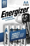 Energizer LR06-4BB Ultimate Lithium AA baterijas | 4 gab.